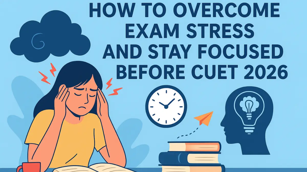 How to Overcome Exam Stress and Stay Focused Before CUET 2026