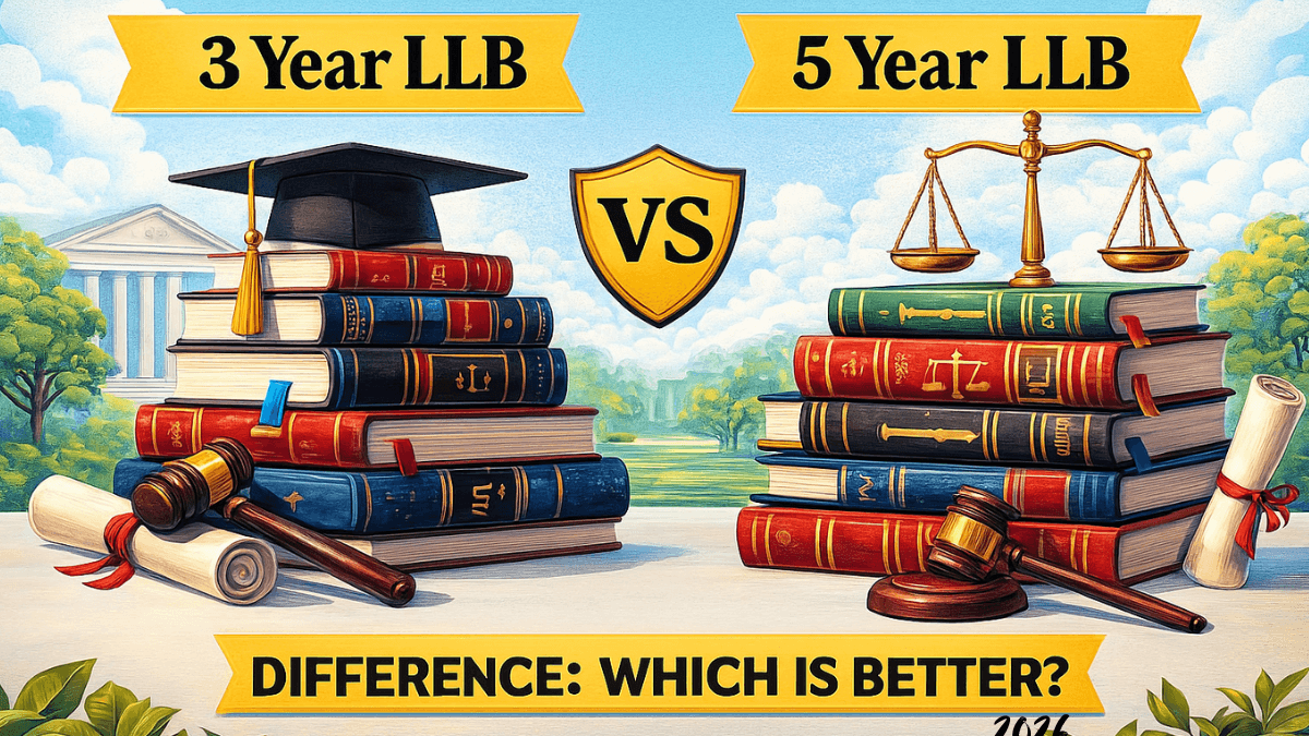 Difference 3 Year LLB vs 5 Year LLB