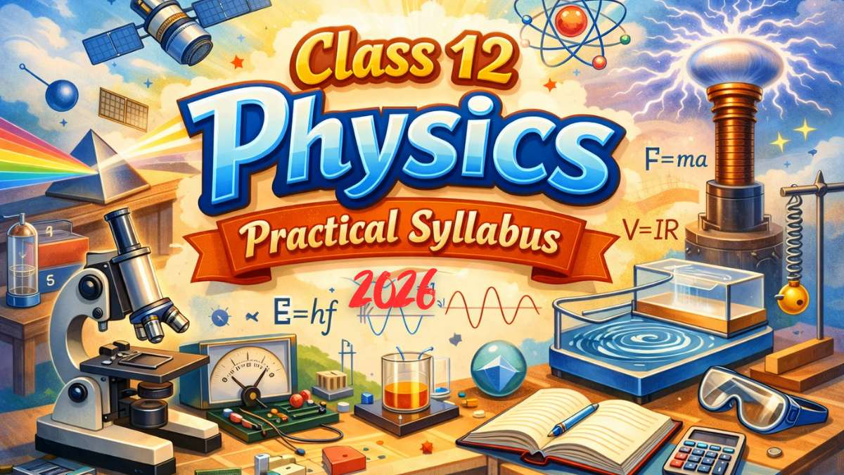class 12 physics practical syllabus