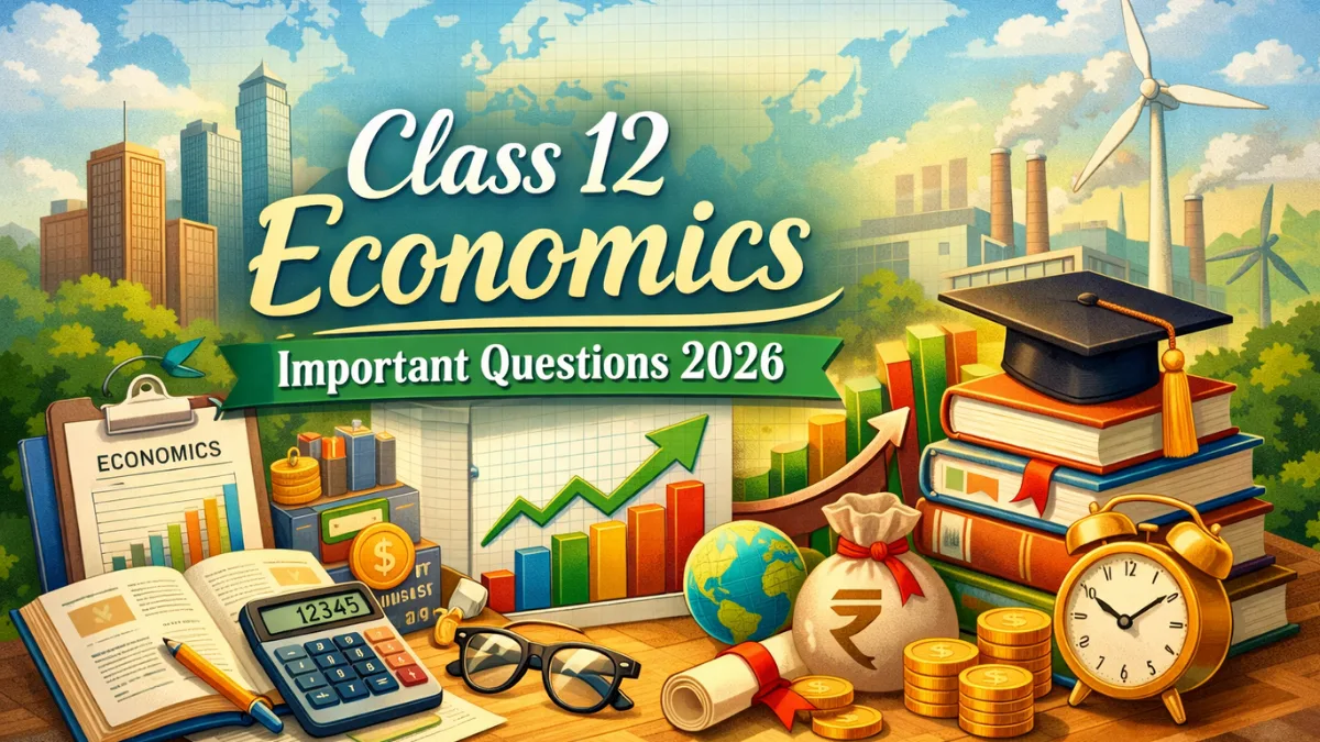 class 12 economics important questions