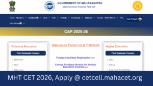 MHT CET 2026, Apply @ httpscetcell.mahacet.org