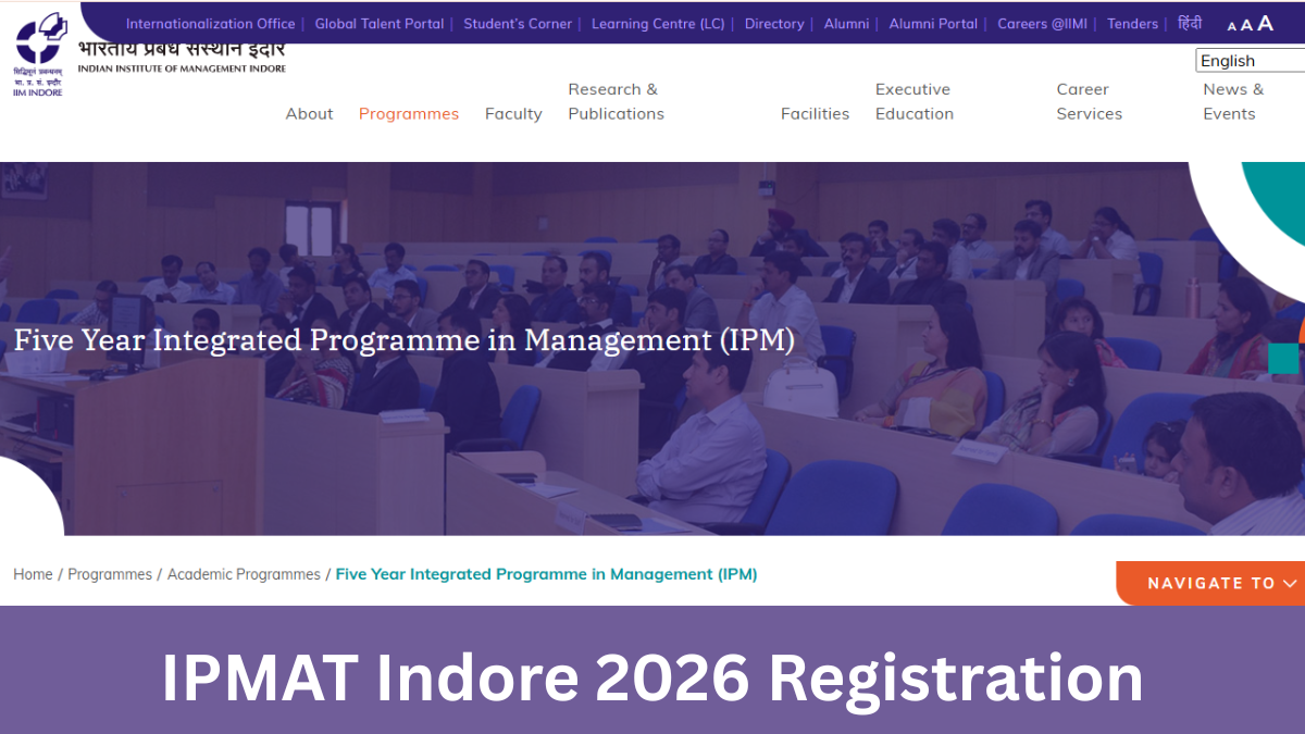 IPMAT 2026 Registration