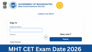 MHT CET Exam Date 2026