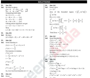 cuet maths solution