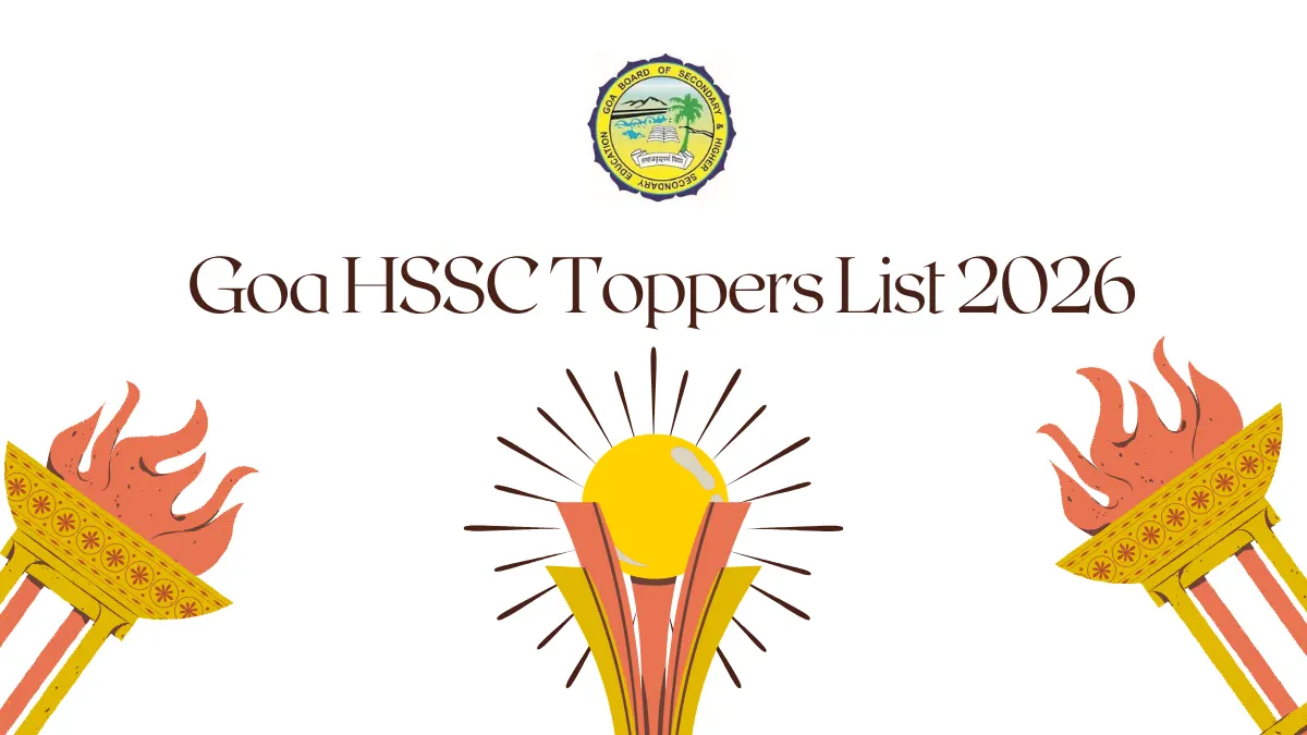Goa HSSC Toppers List 2026