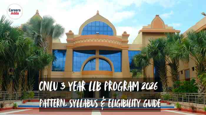 CNLU Patna 3 Year LLB Program 2026