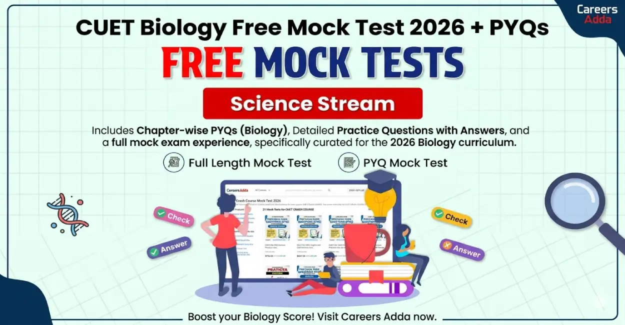 CUET Biology Free Mock Test 2026 plus PYQs