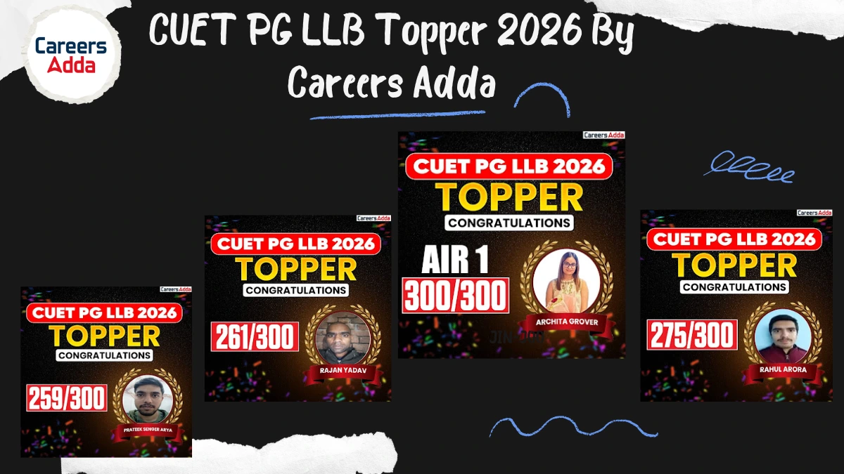 CUET PG LLB Topper 2026 AIR 1 Out